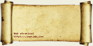 Minja Hamović vizit kartica